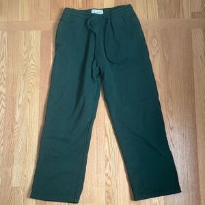 Talentless Women’s Heavyweight Straight Leg Sweatpants Emerald M